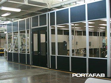 modular machine enclosures, machine enclsoures, modular cleanroom walls