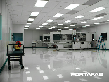 modular machine enclosures, machine enclsoures, modular cleanroom walls