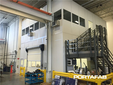 modular machine enclosures, machine enclsoures, modular cleanroom walls