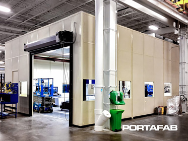 modular machine enclosures, machine enclsoures, modular cleanroom walls