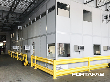 two-story modular building
