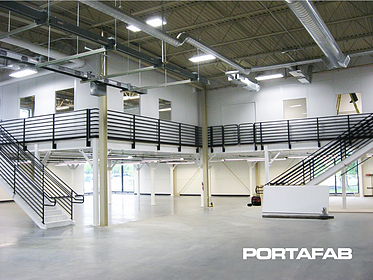 mezzanine office 