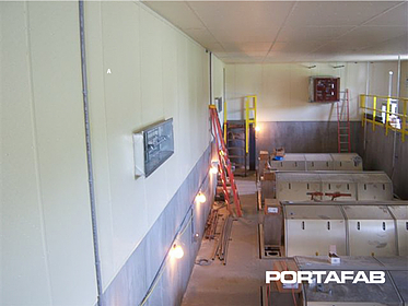 interior of fish hatchery 