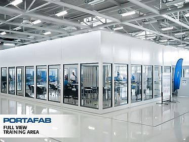 Full View Training Area - PortaFab Modular Inplant Buildings