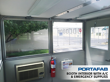 Booth Interior - PortaFab Modular Booths & Shelters