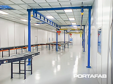 modular packaging room, modular packaging rooms, modular cleanrooms, cleanroom walls