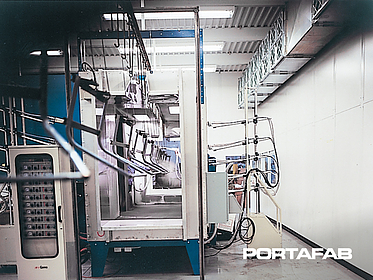 paint finishing enclosure, modular paint finishing enclosure, modular painting enclosure