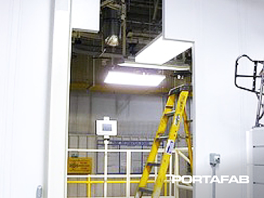 paint finishing enclosure, modular paint finishing enclosure, modular painting enclosure