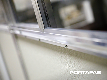 personal protective booth window