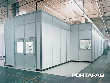 tall hard wall cleanroom