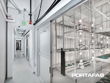 clear wall cleanroom