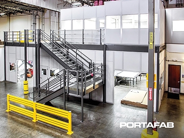 two story mezzanine 