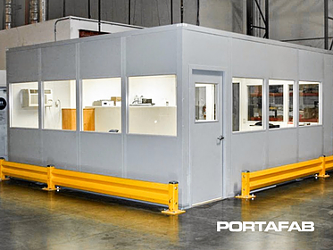 modular factory offices, modular inplant offices, modular office walls, modular warehouse buildings, modular factory buildings