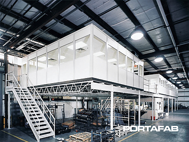 modular factory offices, modular inplant offices, modular office walls, modular warehouse buildings, modular factory buildings