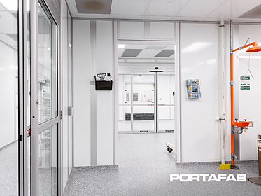 cleanroom entry way