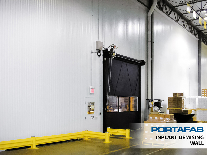 Warehouse Divider Walls In Plant Partition Systems Powder