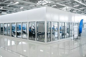 modular office in factory