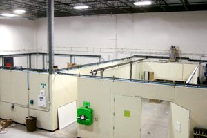 cleanroom for laser in factory