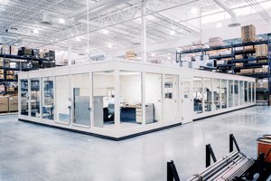 modular office in factory